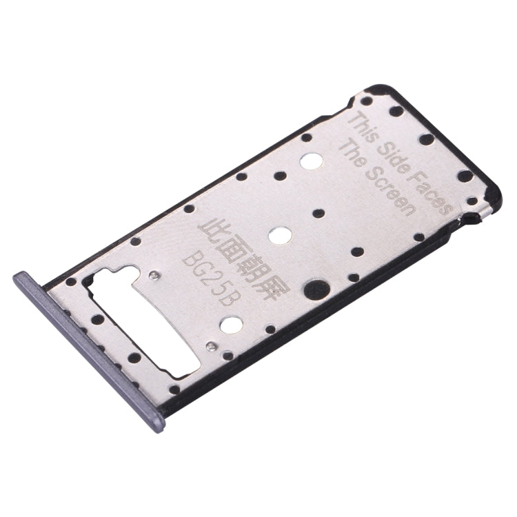 For Huawei Enjoy 7 Plus / Y7 Prime SIM Card Tray & SIM / Micro SD Card Tray(Grey) - Card Socket by PMc TechLife | Online Shopping South Africa | PMc TechLife | Buy Now Pay Later Mobicred