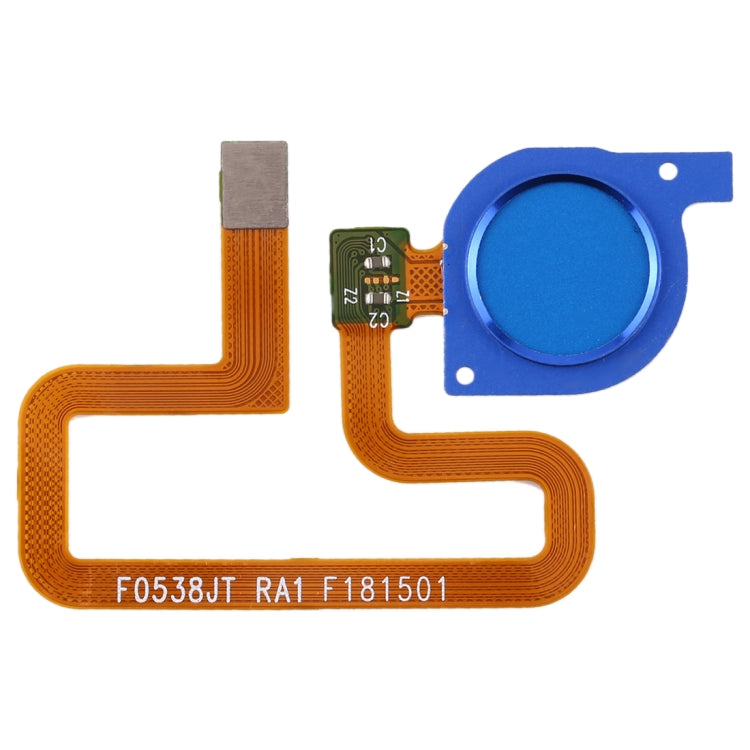 Fingerprint Sensor Flex Cable for Huawei Enjoy 8 (Blue) - Flex Cable by PMC Jewellery | Online Shopping South Africa | PMC Jewellery | Buy Now Pay Later Mobicred
