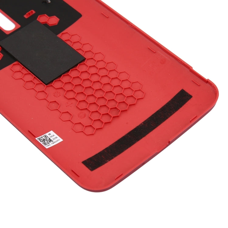 Original Brushed Texture Back Battery Cover for Asus Zenfone 2 Laser / ZE601KL (Red) - Back Cover by PMC TechLife | Online Shopping South Africa | PMC TechLife | Buy Now Pay Later Mobicred