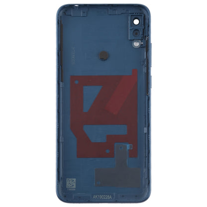 Battery Back Cover with Camera Lens & Side Keys for Huawei Enjoy 9e(Blue) - Back Cover by PMC Jewellery | Online Shopping South Africa | PMC Jewellery | Buy Now Pay Later Mobicred