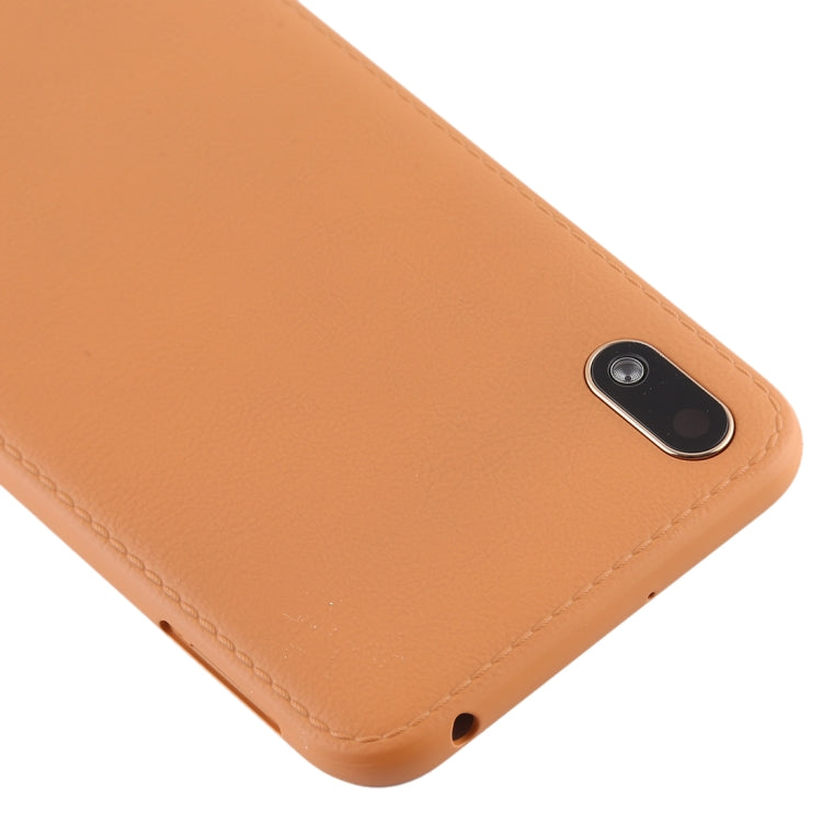 Battery Back Cover with Camera Lens & Side Keys for Huawei Y5 (2019)(Coffee) - Back Cover by PMC Jewellery | Online Shopping South Africa | PMC Jewellery | Buy Now Pay Later Mobicred
