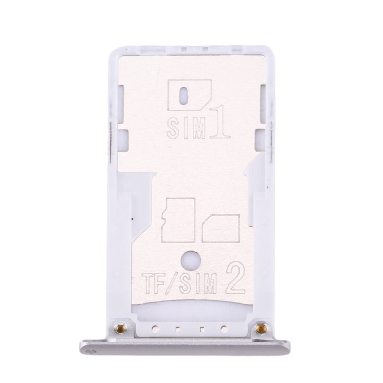 For Xiaomi Redmi Note 3 (Qualcomm Version) SIM & SIM / TF Card Tray(Silver) - Card Tray by PMc TechLife | Online Shopping South Africa | PMc TechLife | Buy Now Pay Later Mobicred