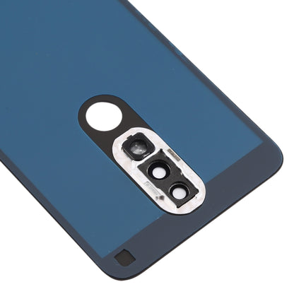 Battery Back Cover with Camera Lens for Nokia X6 (2018) / 6.1 Plus TA-1099 TA-1103(Blue) - Back Cover by PMC Jewellery | Online Shopping South Africa | PMC Jewellery | Buy Now Pay Later Mobicred