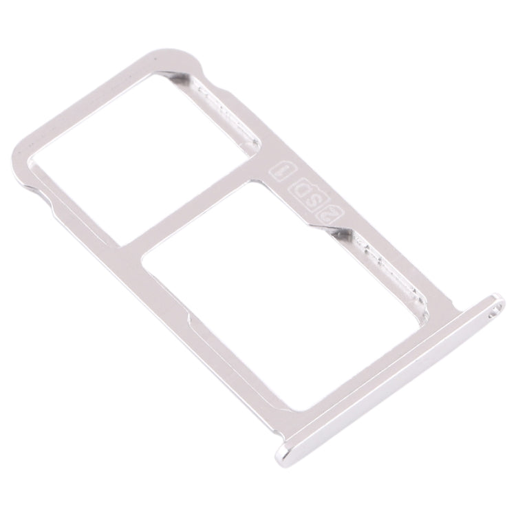 SIM Card Tray + SIM Card Tray / Micro SD Card Tray for Nokia  X7 / 8.1 / 7.1 Plus / TA-1131(Silver) - Card Tray by PMc TechLife | Online Shopping South Africa | PMc TechLife | Buy Now Pay Later Mobicred