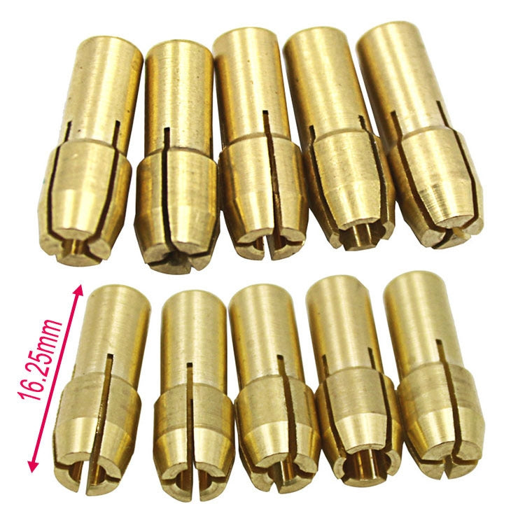10 PCS Three-claw Copper Clamp Nut for Electric Mill Fittings���Bore diameter: 3.0mm - Hex Key & Spanner by PMC TechLife | Online Shopping South Africa | PMC TechLife | Buy Now Pay Later Mobicred