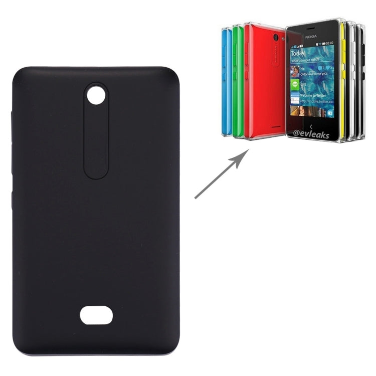 Battery Back Cover for Nokia Asha 501 (Black) - Back Cover by PMC Jewellery | Online Shopping South Africa | PMC Jewellery