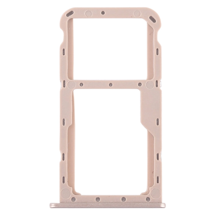 SIM Card Tray + SIM Card Tray / Micro SD Card Tray for Huawei Honor Play 7X (Gold) - Card Socket by PMc TechLife | Online Shopping South Africa | PMc TechLife | Buy Now Pay Later Mobicred