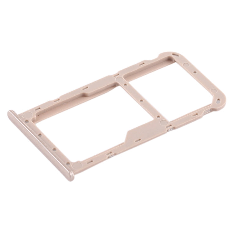 SIM Card Tray + SIM Card Tray / Micro SD Card Tray for Huawei Honor Play 7X (Gold) - Card Socket by PMc TechLife | Online Shopping South Africa | PMc TechLife | Buy Now Pay Later Mobicred
