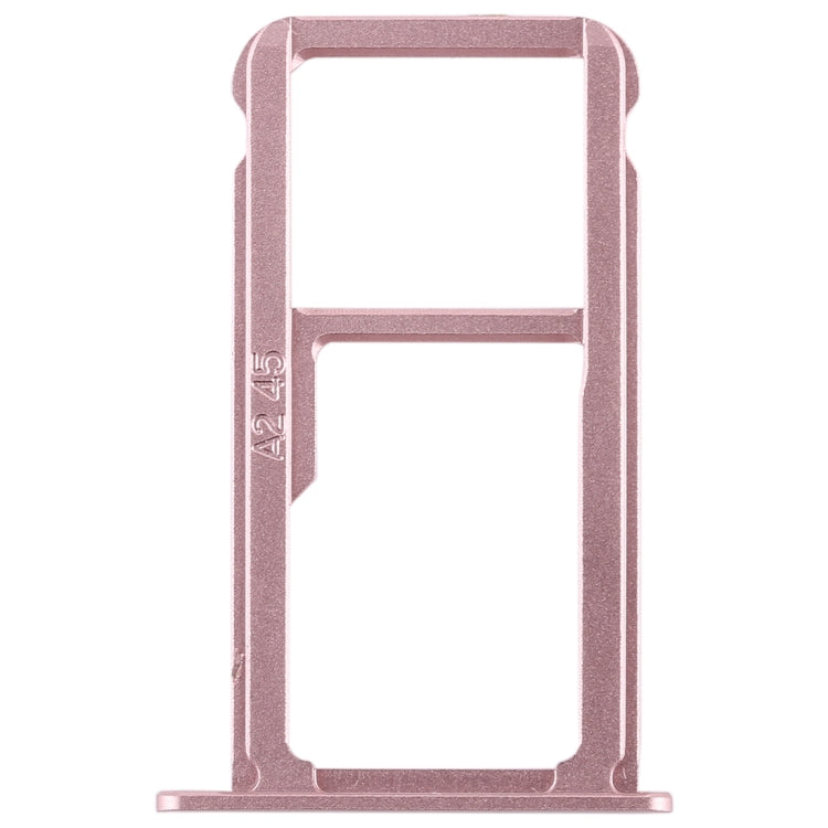 SIM Card Tray + SIM Card Tray / Micro SD Card for Huawei G9 Plus (Pink) - Card Socket by PMc TechLife | Online Shopping South Africa | PMc TechLife | Buy Now Pay Later Mobicred