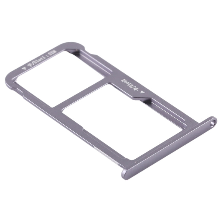 SIM Card Tray + SIM Card Tray / Micro SD Card for Huawei G9 Plus (Grey) - Card Socket by PMc TechLife | Online Shopping South Africa | PMc TechLife | Buy Now Pay Later Mobicred