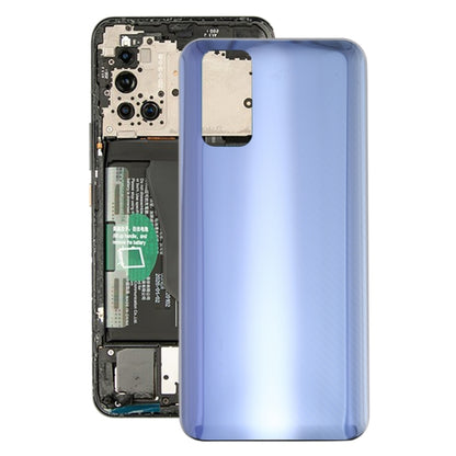 For Vivo iQOO 3 Battery Back Cover (Silver) - Back Cover by PMC Jewellery | Online Shopping South Africa | PMC Jewellery | Buy Now Pay Later Mobicred