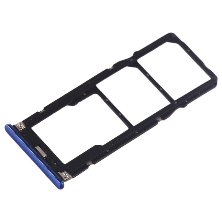 SIM Card Tray + SIM Card Tray + Micro SD Card Tray for Xiaomi Mi Play(Blue) - Card Tray by PMc TechLife | Online Shopping South Africa | PMc TechLife | Buy Now Pay Later Mobicred
