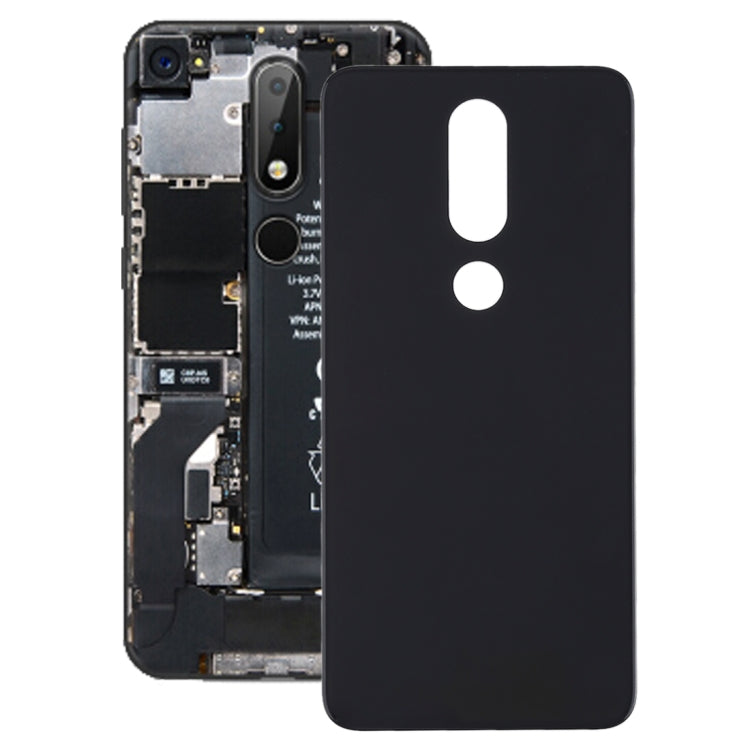 Back Cover for Nokia X6 (2018)(Black) - Back Cover by PMC TechLife | Online Shopping South Africa | PMC TechLife | Buy Now Pay Later Mobicred