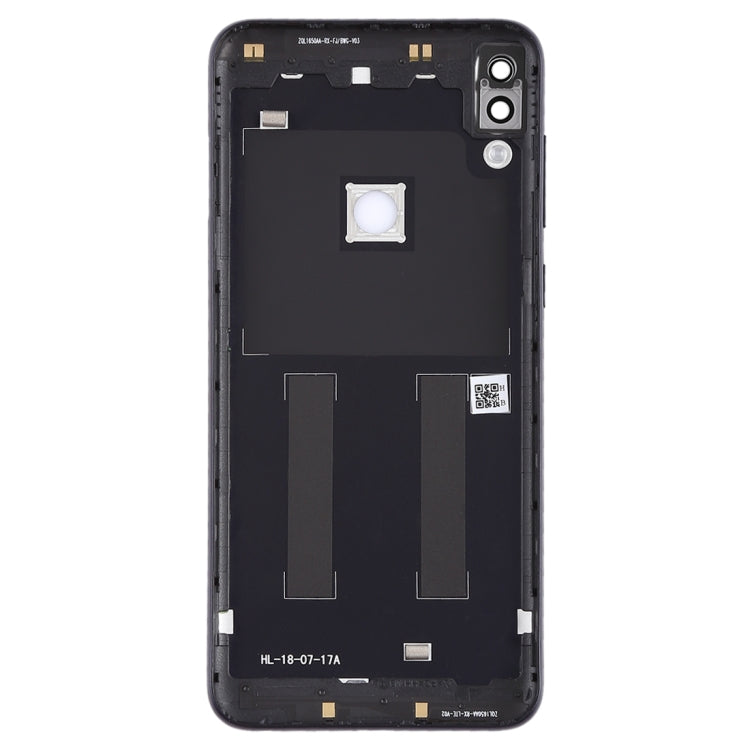 Back Cover with Camera Lens & Side Keys for Asus Zenfone Max Pro (M1) / ZB601KL(Black) - Back Cover by PMC TechLife | Online Shopping South Africa | PMC TechLife | Buy Now Pay Later Mobicred