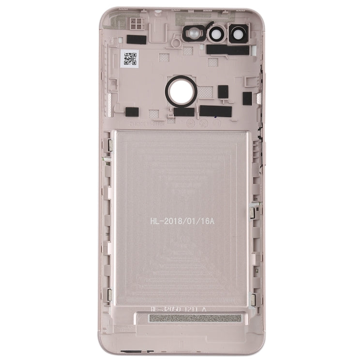 Back Cover with Camera Lens & Side Keys for Asus Zenfone Max Plus (M1) / ZB570TL(Gold) - Back Cover by PMC TechLife | Online Shopping South Africa | PMC TechLife | Buy Now Pay Later Mobicred