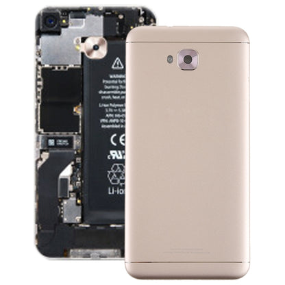 Back Cover with Side Keys & Camera Lens for Asus ZenFone 4 Selfie ZD553KL(Gold) - Back Cover by PMC Jewellery | Online Shopping South Africa | PMC Jewellery | Buy Now Pay Later Mobicred