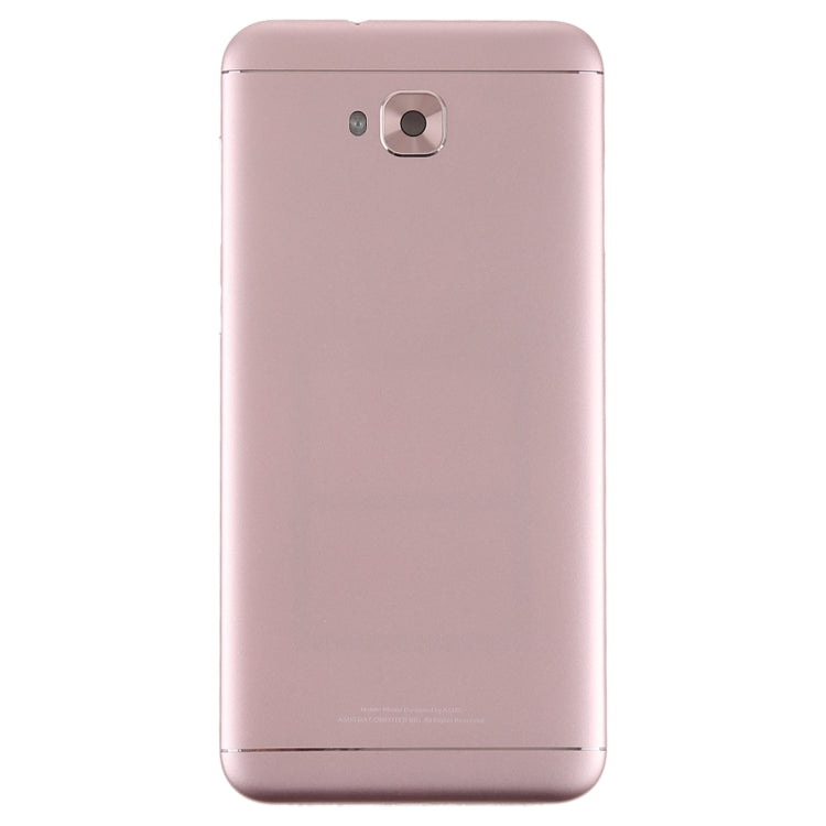 Back Cover with Side Keys & Camera Lens for Asus ZenFone 4 Selfie ZD553KL(Rose Gold) - Back Cover by PMC Jewellery | Online Shopping South Africa | PMC Jewellery | Buy Now Pay Later Mobicred