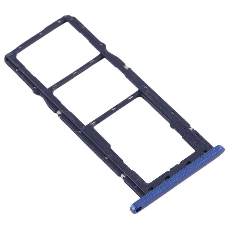 SIM Card Tray + SIM Card Tray + Micro SD Card Tray for Asus Zenfone Max M2 ZB633KL(Blue) - Card Tray by PMC TechLife | Online Shopping South Africa | PMC TechLife | Buy Now Pay Later Mobicred