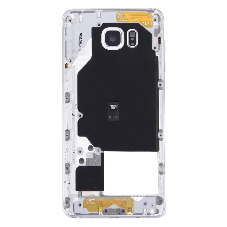 For Galaxy Note 5 / N9200 Middle Frame Bezel (White) - Frame Bezel Plate by PMC Jewellery | Online Shopping South Africa | PMC Jewellery | Buy Now Pay Later Mobicred