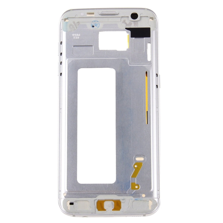 For Galaxy S7 Edge / G935 Front Housing LCD Frame Bezel Plate (Silver) - free shipping - PMc TechLife - Order now!