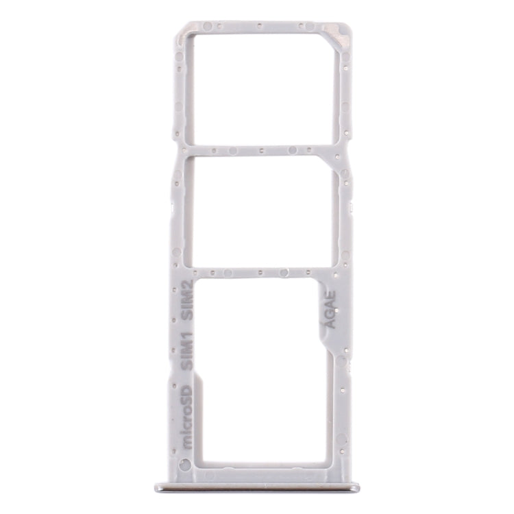 For Samsung Galaxy A71 SIM Card Tray + SIM Card Tray + Micro SD Card Tray (Silver) - free shipping - PMc TechLife - Order now!