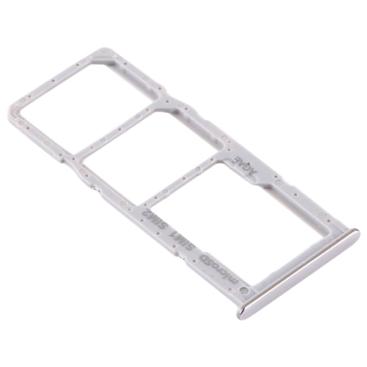 For Samsung Galaxy A71 SIM Card Tray + SIM Card Tray + Micro SD Card Tray (Silver) - free shipping - PMc TechLife - Order now!