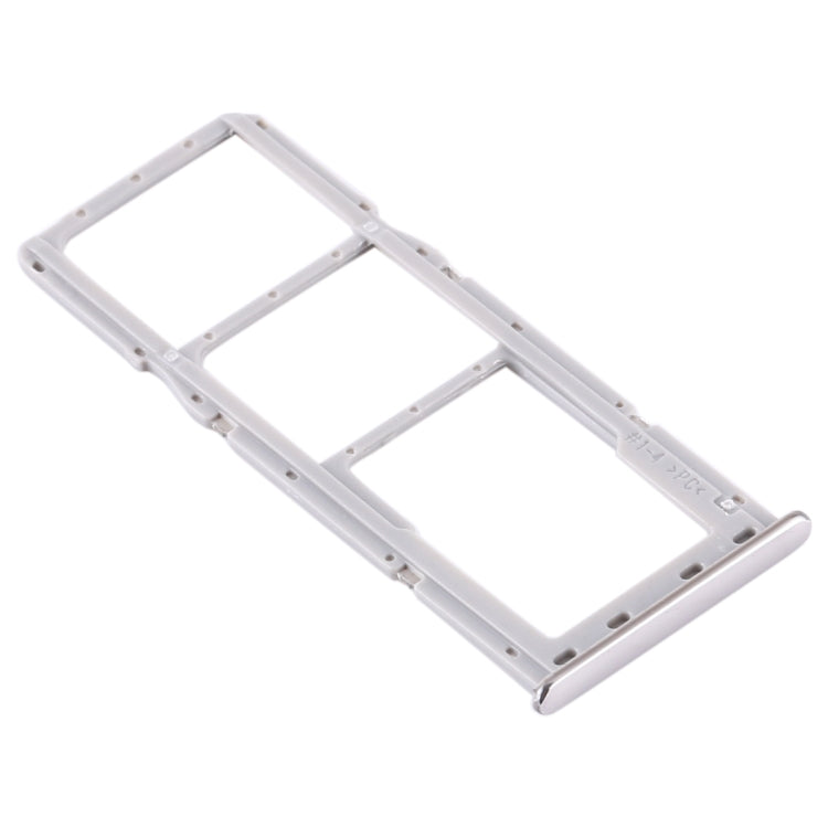 For Samsung Galaxy A71 SIM Card Tray + SIM Card Tray + Micro SD Card Tray (Silver) - free shipping - PMc TechLife - Order now!