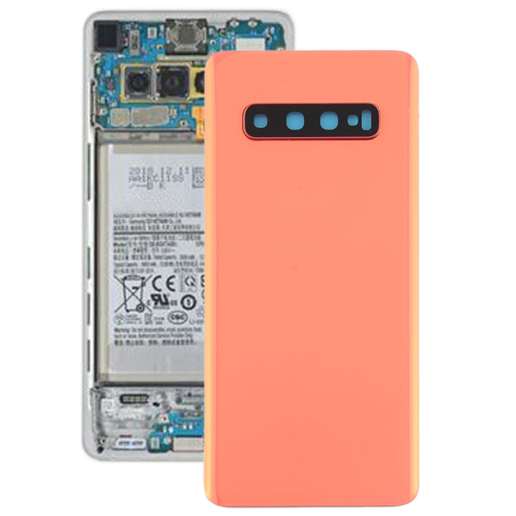 For Galaxy S10 Battery Back Cover with Camera Lens (Pink) - free shipping - PMc TechLife - Order now!