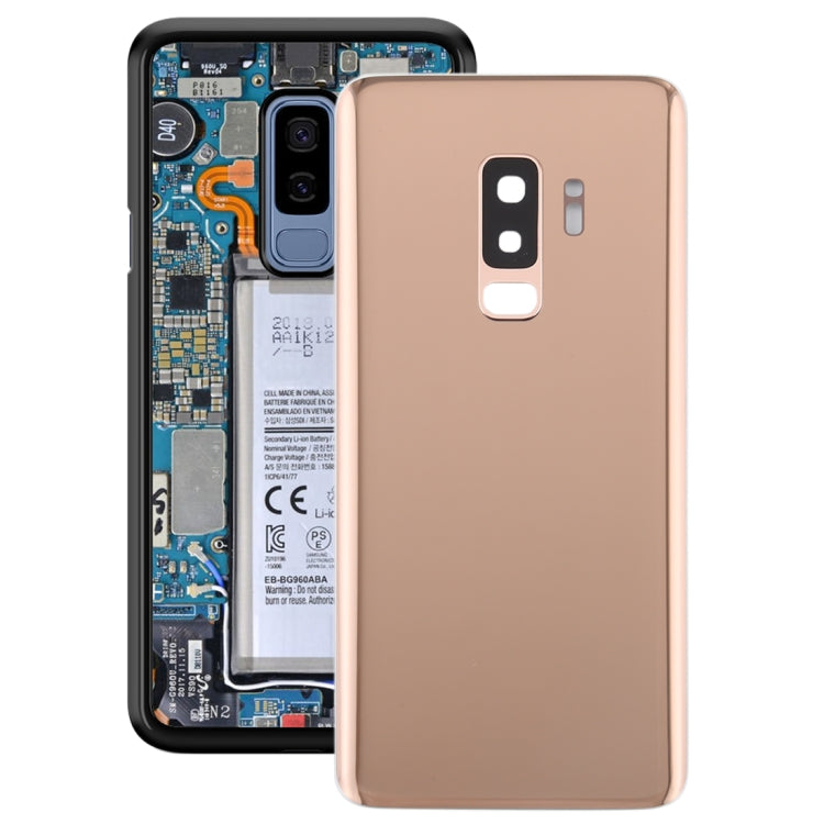 For Galaxy S9+ Battery Back Cover with Camera Lens (Gold) - free shipping - PMc TechLife - Order now!