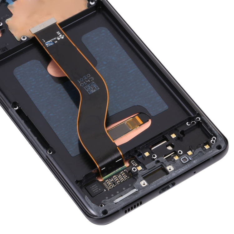 Original Super AMOLED LCD Screen for Samsung Galaxy S20+ 5G SM-G986B/G985 Digitizer Full Assembly with Frame (Black) - free shipping - PMc TechLife - Order now!
