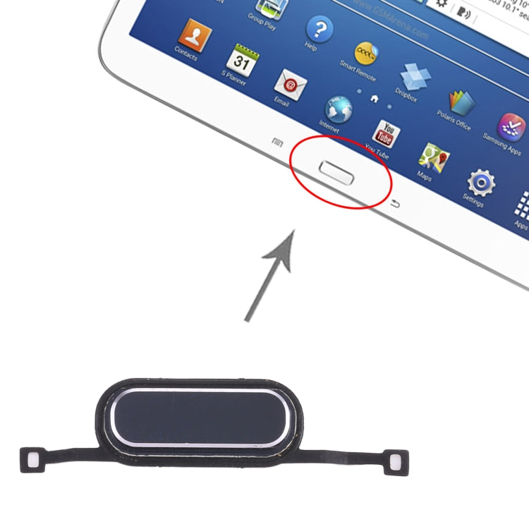 Home Key for Samsung Galaxy Tab 3 10.1 SM-P5200/P5210(Black) - free shipping - PMc TechLife - Order now!