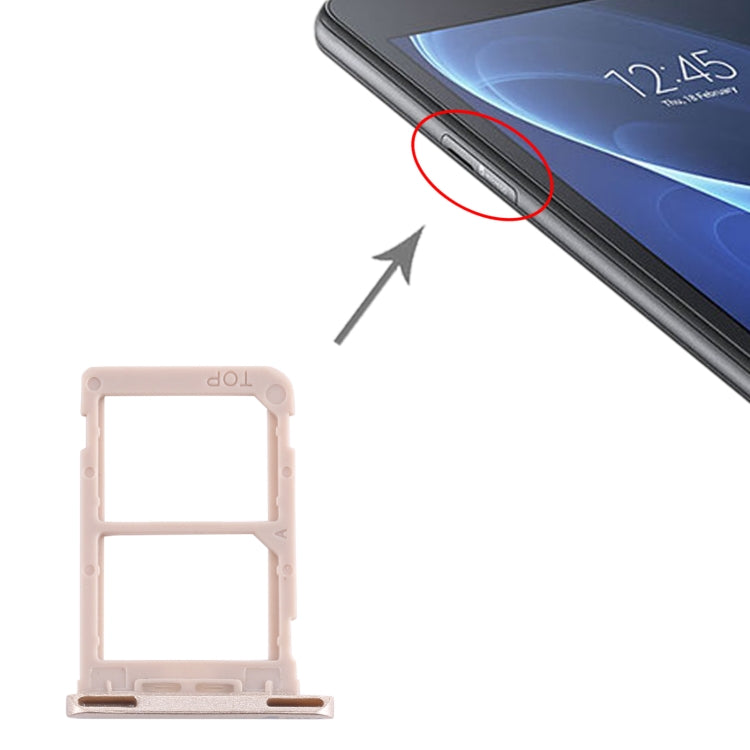 For Samsung Galaxy Tab A 7.0 (2016) SM-T285 SIM Card Tray + SIM Card Tray (Gold) - free shipping - PMc TechLife - Order now!