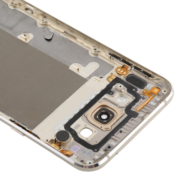 For Galaxy A8 Back Cover with Side Keys & Camera Lens (Gold) - free shipping - PMc TechLife - Order now!