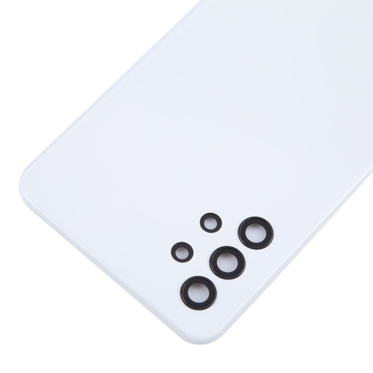 For Samsung Galaxy A32 5G Battery Back Cover with Camera Lens Cover(White) - free shipping - PMc TechLife - Order now!