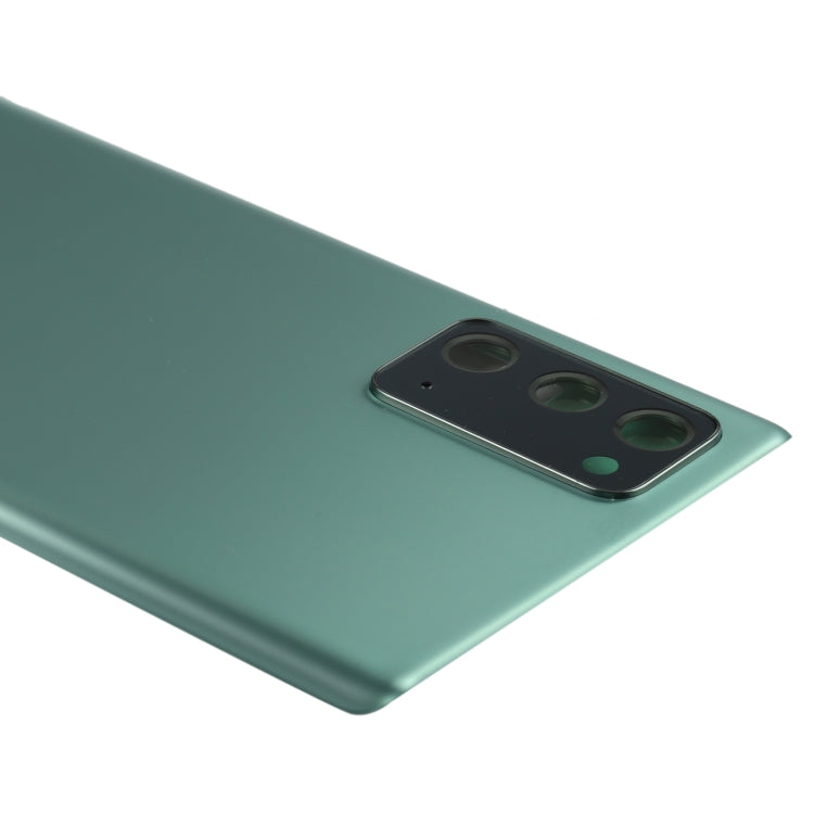For Samsung Galaxy Note20 Battery Back Cover with Camera Lens Cover (Green) - free shipping - PMc TechLife - Order now!