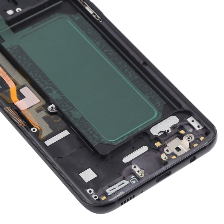 OLED LCD Screen for Samsung Galaxy S8+ SM-G955 Digitizer Full Assembly with Frame (Black) - free shipping - PMc TechLife - Order now!