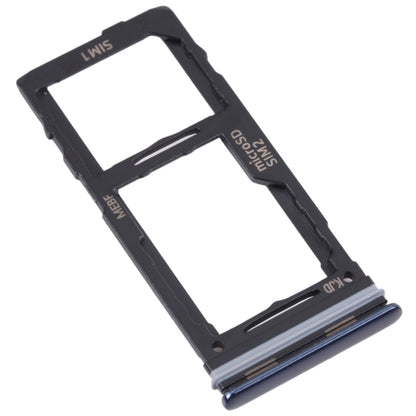 For Samsung Galaxy M52 5G SM-M526B Original SIM Card Tray + SIM Card Tray / Micro SD card tray (Black) - Card Socket by PMC Jewellery | Online Shopping South Africa | PMC Jewellery | Buy Now Pay Later Mobicred