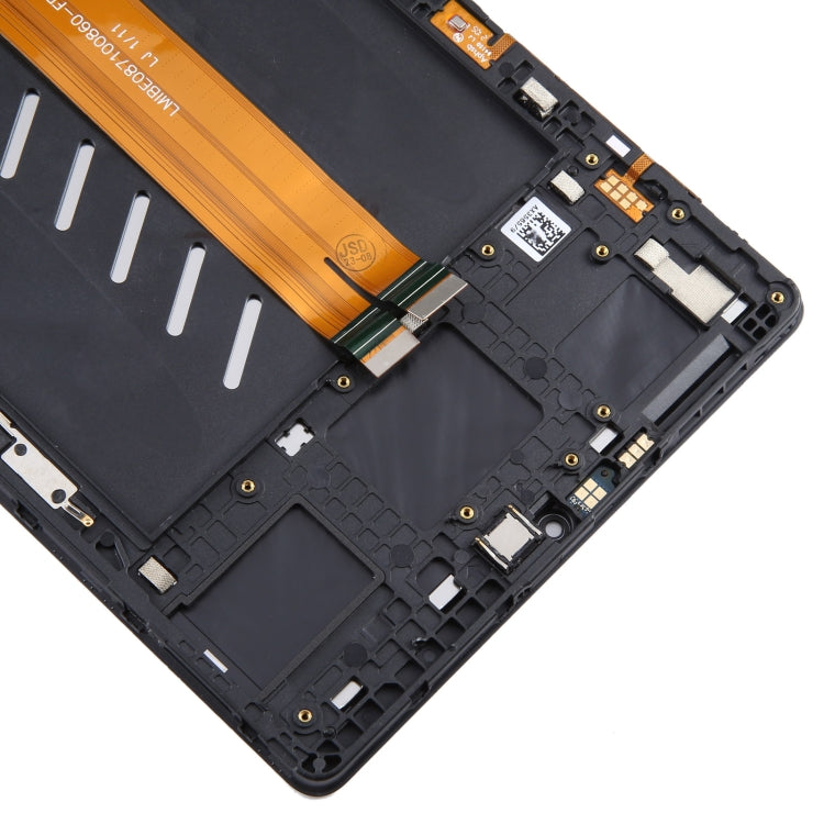 For Samsung Galaxy Tab A7 Lite SM-T225 LTE Edition Original LCD Screen Digitizer Full Assembly with Frame (Black) - free shipping - PMc TechLife - Order now!