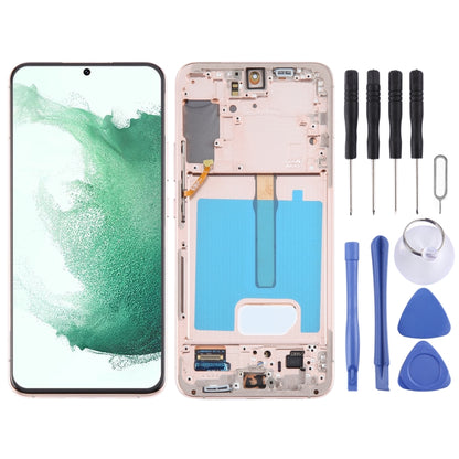 For Samsung Galaxy S22+ 5G SM-S906B Original LCD Screen Digitizer Full Assembly with Frame (Gold) - LCD Screen by PMC Jewellery | Online Shopping South Africa | PMC Jewellery | Buy Now Pay Later Mobicred