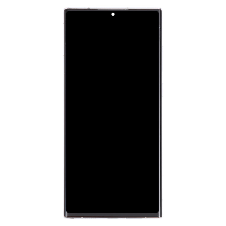 For Samsung Galaxy S22 Ultra 5G SM-S908B Original LCD Screen Digitizer Full Assembly with Frame (White) - LCD Screen by PMC Jewellery | Online Shopping South Africa | PMC Jewellery | Buy Now Pay Later Mobicred