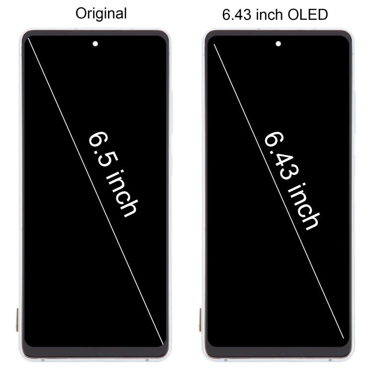 For Samsung Galaxy S20 FE SM-G780F 6.43 inch OLED LCD Screen Digitizer Full Assembly with Frame (Gold) - free shipping - PMc TechLife - Order now!