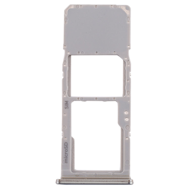 For Galaxy A70 SIM Card Tray + Micro SD Card Tray (Silver) - free shipping - PMc TechLife - Order now!
