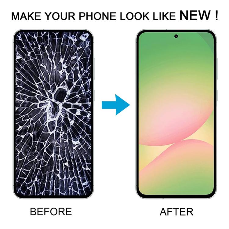 For Samsung Galaxy A56 SM-A566B Original LCD Screen Digitizer Full Assembly with Frame (Silver) - free shipping - PMc TechLife - Order now!