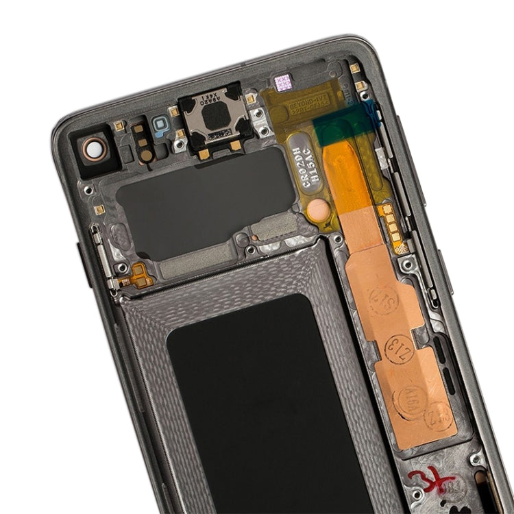 Original Super AMOLED LCD Screen with Frame for Galaxy S10 4G Digitizer Full Assembly (Black) - free shipping - PMc TechLife - Order now!