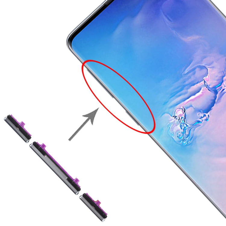 For Galaxy S10 / Galaxy S10+ 10 Set Side Keys(Green) - free shipping - PMc TechLife - Order now!