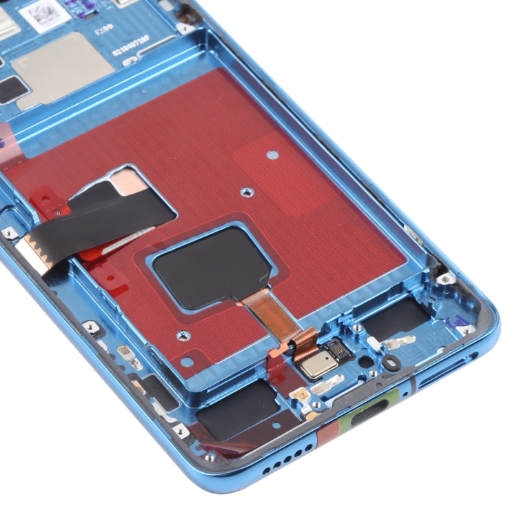 Original OLED LCD Screen for Huawei P40 Digitizer Full Assembly with Frame(Blue) - LCD Screen by PMC TechLife | Online Shopping South Africa | PMC TechLife | Buy Now Pay Later Mobicred