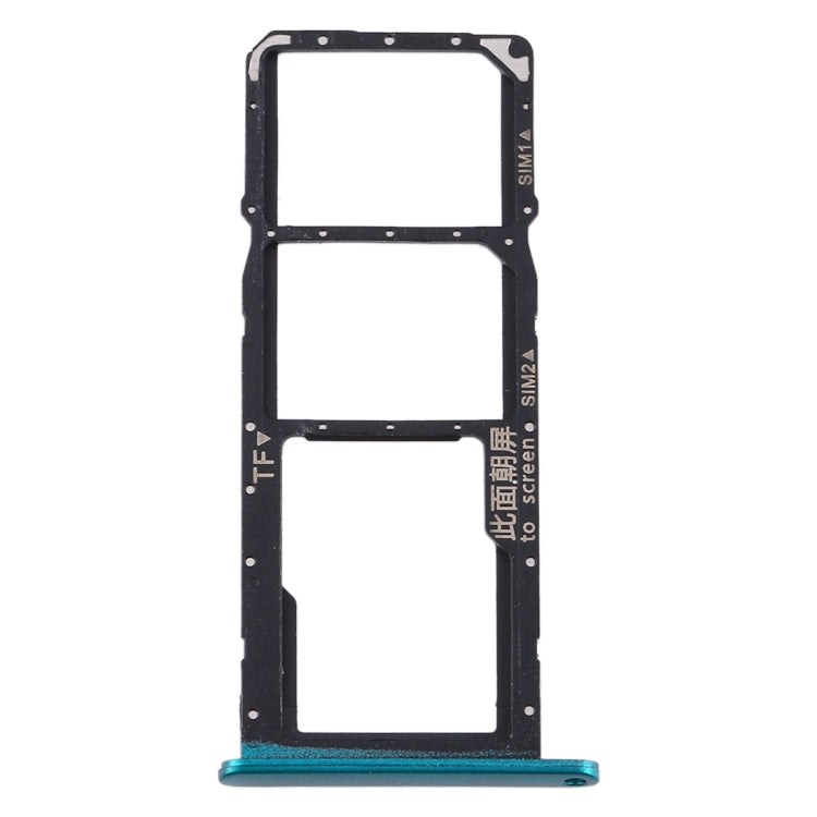 SIM Card Tray + SIM Card Tray + Micro SD Card Tray for Huawei Y6s (2020) (Green) - Card Socket by PMc TechLife | Online Shopping South Africa | PMc TechLife | Buy Now Pay Later Mobicred