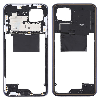 For OPPO A92s/Reno4 Z 5G PDKM00 Middle Frame Bezel Plate (Black) - Frame Bezel Plate by PMC Jewellery | Online Shopping South Africa | PMC Jewellery | Buy Now Pay Later Mobicred