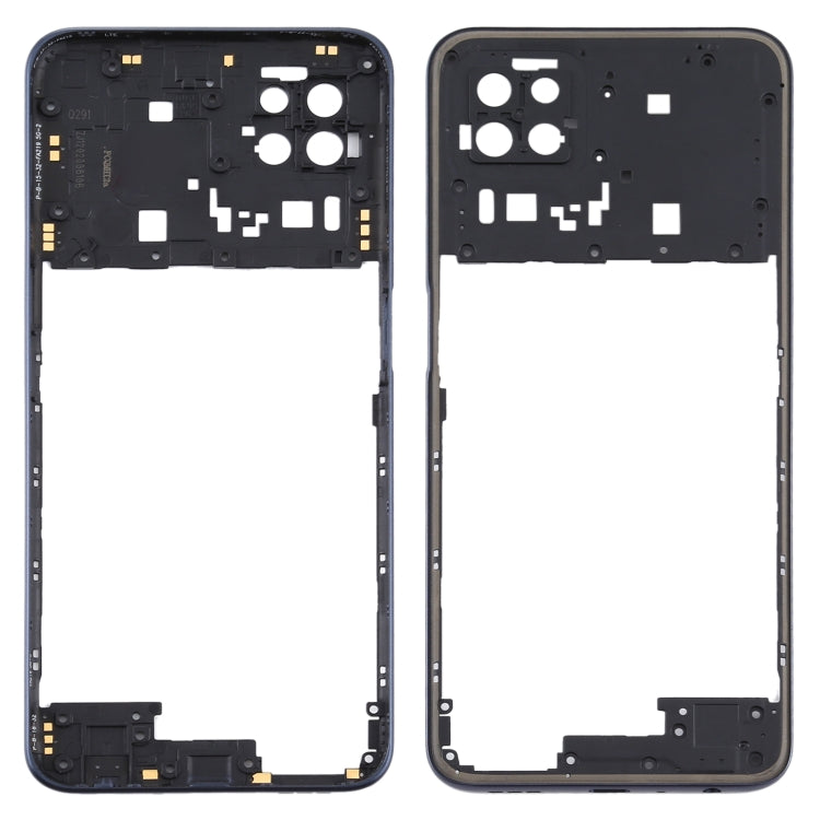 For OPPO A72 5G PDYM20 Middle Frame Bezel Plate (Black) - Frame Bezel Plate by PMC Jewellery | Online Shopping South Africa | PMC Jewellery | Buy Now Pay Later Mobicred