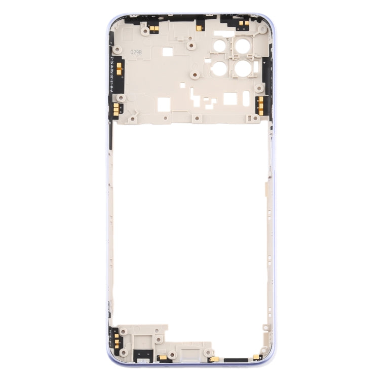 For OPPO A72 5G PDYM20 Middle Frame Bezel Plate (Purple) - Frame Bezel Plate by PMC TechLife | Online Shopping South Africa | PMC TechLife | Buy Now Pay Later Mobicred